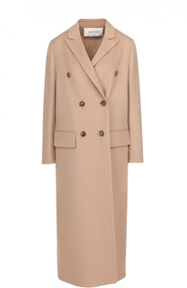 Двубортное пальто с остроконечными лацканами Valentino