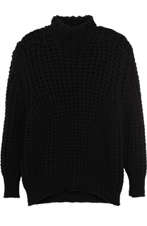 Удлиненный свитер фактурной вязки с высоким воротником Iro