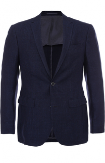 Однобортный пиджак из смеси льна и шерсти Sand