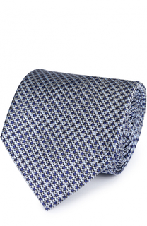 Шелковый галстук с узором Brioni