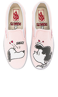 Кроссовки слипоны classic peanuts - Vans