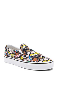 Кроссовки слипоны classic peanuts - Vans