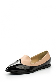 Лоферы LOST INK BOO PATENT WING CAP LOAFER