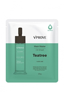 Маска для лица Vprove на масляной основе Mask Master с чайным деревом, противовоспалительная, 20 г