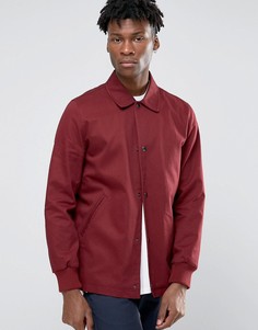 Бордовая спортивная куртка из хлопка ASOS - Красный