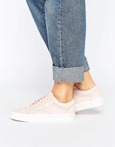 Розовые кроссовки из премиум-замши Vans Old Skool - Мульти