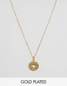 Ожерелье с символом сердечной чакры Ottoman Hands - Золотой