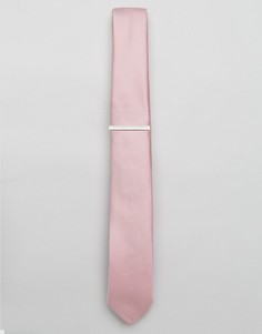 Галстук с зажимом Burton Menswear - Розовый