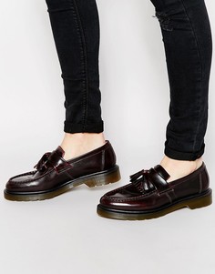 Лоферы с кисточками Dr Martens Adrian - Красный