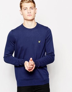 Джемпер с круглым вырезом Lyle & Scott - Синий