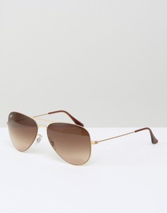 Солнцезащитные очки-авиаторы Ray-Ban - Золотой