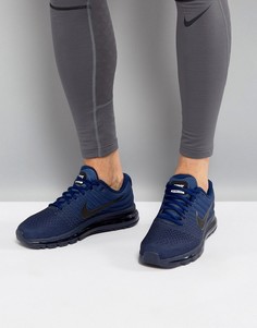 Синие кроссовки Nike Running Air Max 2017 849559-405 - Синий