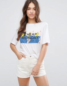 Футболка с логотипом Cheap Monday - Белый