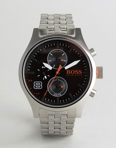 Серебристые часы BOSS Orange By Hugo Boss Amsterdam 1550024 - Серебряный