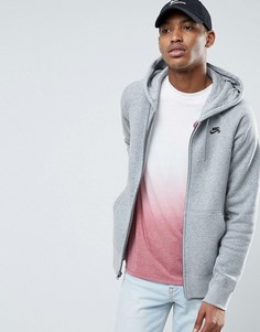 Худи серого цвета Nike SB Icon 800149-063 - Серый