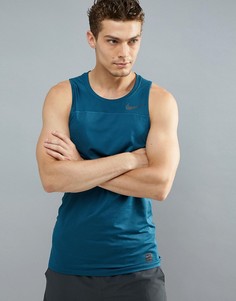 Синяя компрессионная майка Nike Training Pro HyperCool 828160-425 - Синий
