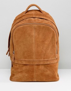 Светло-коричневый замшевый рюкзак ASOS - Рыжий