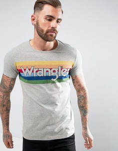 Футболка с радугой Wrangler - Серый