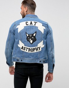 Джинсовая куртка Diesel J-Ashton Catastrophy - Синий