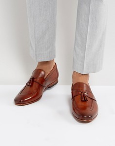Светло-коричневые лоферы с кисточками Ted Baker Grafit - Рыжий