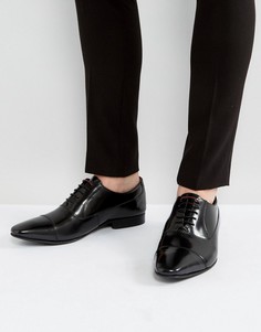 Кожаные оксфордские туфли Walk London City - Черный