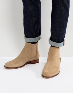 Замшевые ботинки челси Walk London - Светло-серый