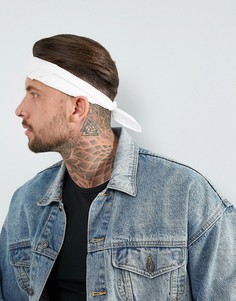 Белая бандана ASOS - Белый