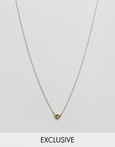 Золотистое ожерелье с подвеской Aetherston - Золотой