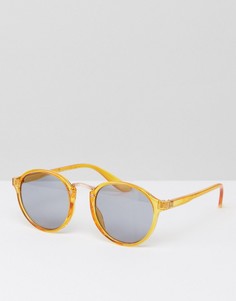 Круглые солнцезащитные очки 7X - Желтый