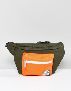 Зеленая сумка-кошелек на пояс Herschel Supply Co. Seventeen 5L - Зеленый