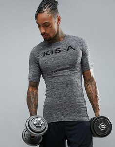 Бесшовная футболка Ki5-A - Серый