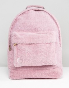 Розовый классический рюкзак из искусственного меха ограниченной серии Mi-Pac - Розовый