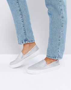 Кеды с блестками ASOS DAMON - Мульти