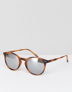 Круглые солнцезащитные очки Jeepers Peepers - Коричневый