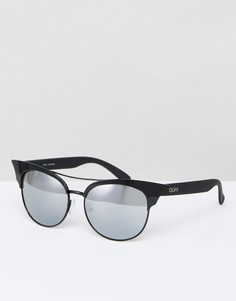 Солнцезащитные очки с планкой Quay Australia - Черный