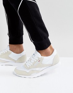 Белые кожаные кроссовки Reebok Classic 6390 - Белый
