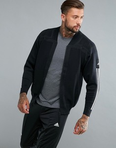 Черный вязаный бомбер adidas Training Icon B46993 - Черный