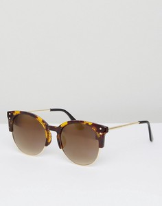 Солнцезащитные очки в черепаховой оправе AJ Morgan - Коричневый