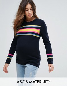 Джемпер с яркими полосками ASOS Maternity - Мульти