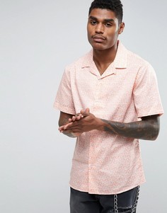 Рубашка с лацканами на воротнике Midnight Surf Wail - Розовый