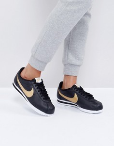 Кроссовки Nike Gold Pack Cortez - Черный