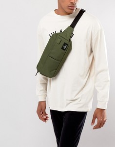 Широкая сумка-кошелек на пояс цвета хаки ASOS - Зеленый