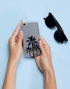 Чехол для Iphone 6 с принтом пальм Signature - Прозрачный