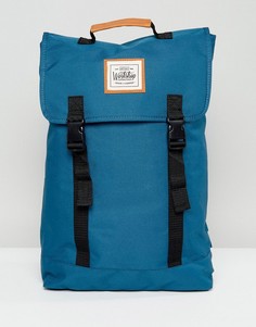 Сине-зеленый рюкзак с двумя застежками-зажимами Artsac Workshop - Синий