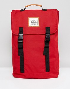 Красный рюкзак с двумя застежками-зажимами Artsac Workshop - Красный
