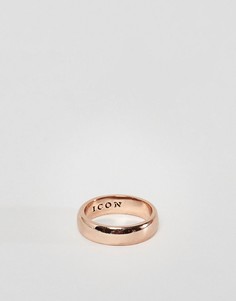 Кольцо цвета розового золота Icon Brand - Золотой