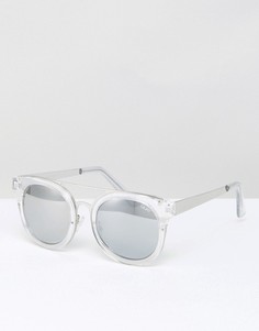 Солнцезащитные очки с прозрачными стеклами Quay Australia Brooklyn - Прозрачный