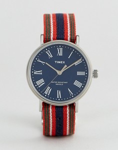Двусторонние часы с синим циферблатом Timex Fairfield Avenue эксклюзивно для ASOS - Мульти