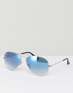 Солнцезащитные очки-авиаторы Ray-Ban 0RB3025 - Серебряный