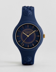 Часы с темно-синим силиконовым ремешком Versus Versace SOQ09 Fire Island - Темно-синий